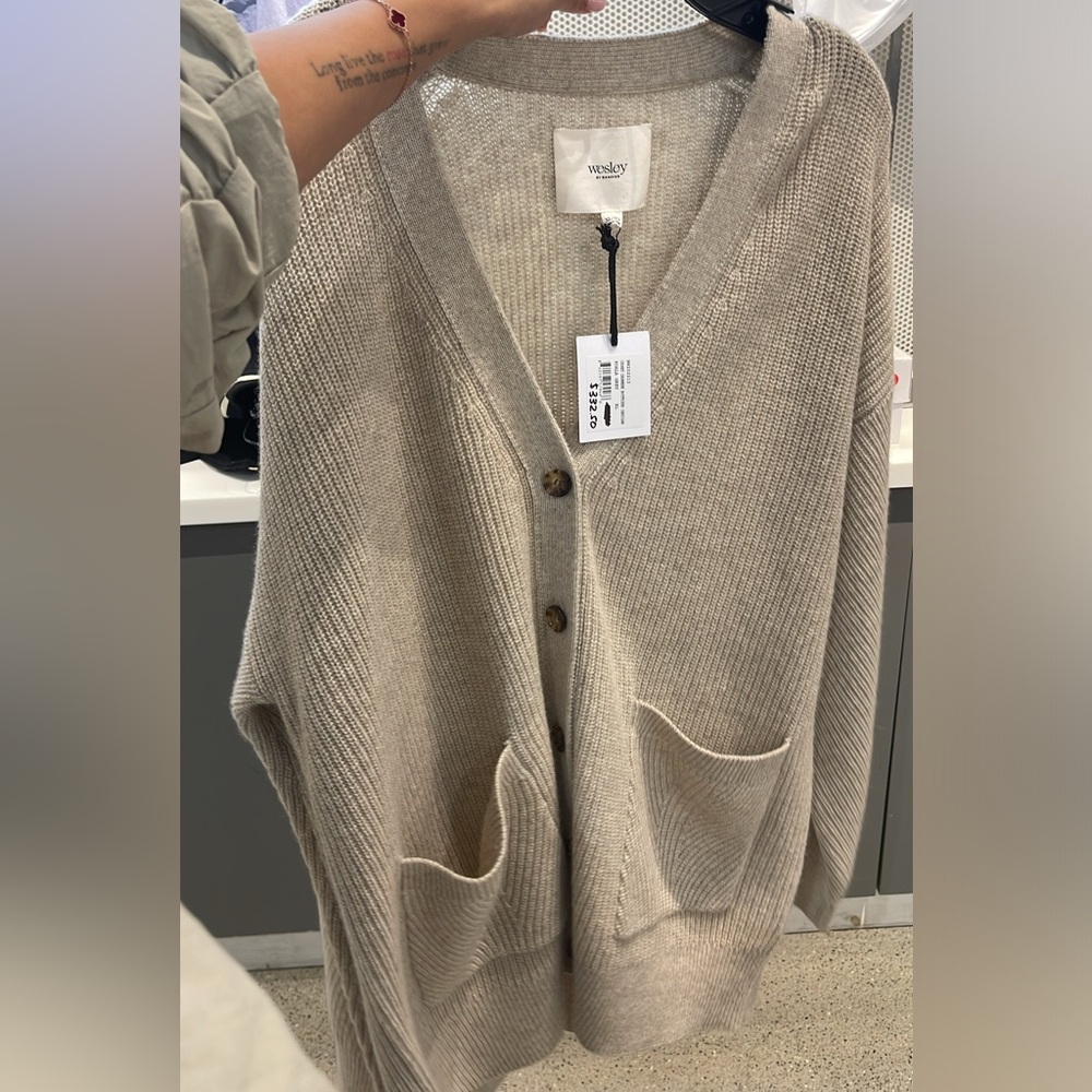 Cashmere cardigan